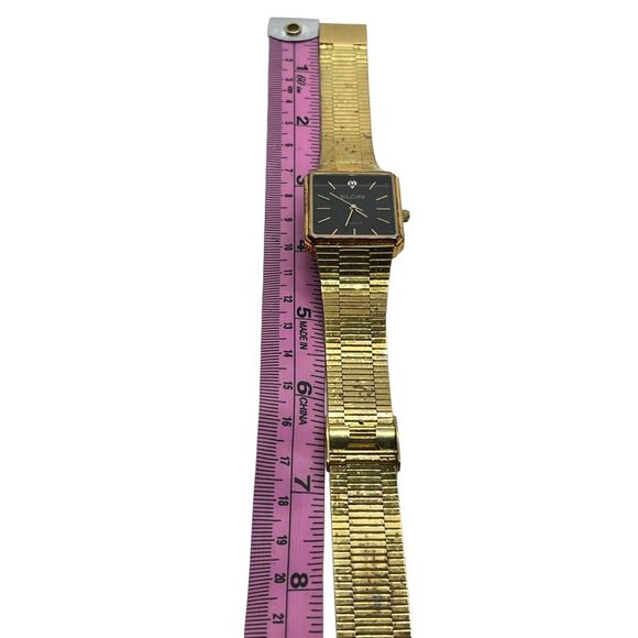 Elgin 2035 Men\'s Wristwatch Distressed Gold Tone Needs Battery Untested Vintage